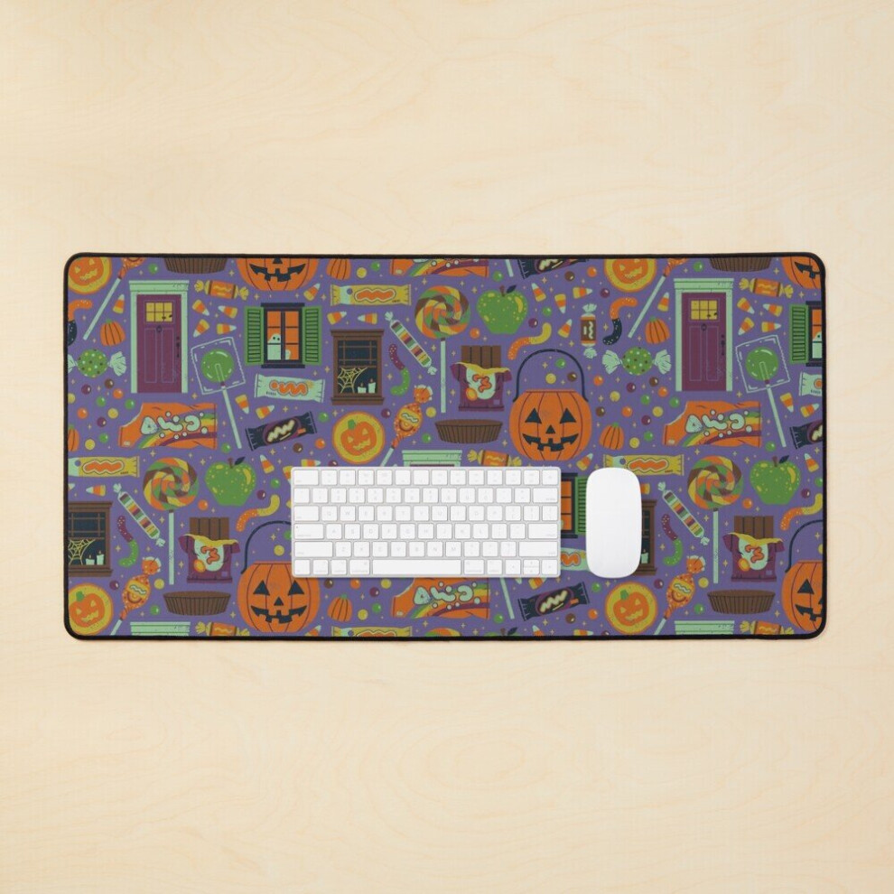 Desk Mat Trick Or Treat Large Gaming Mouse Pad 35X16 Inch 7802738332735