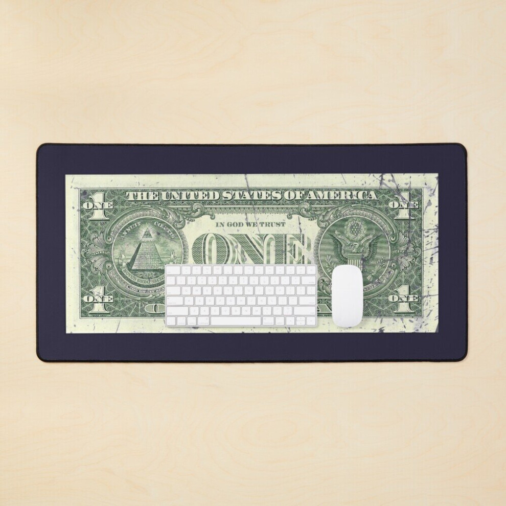 Desk Mat American Dollar Us Money Large Gaming Mouse Pad 35X16 Inch 7802738335613