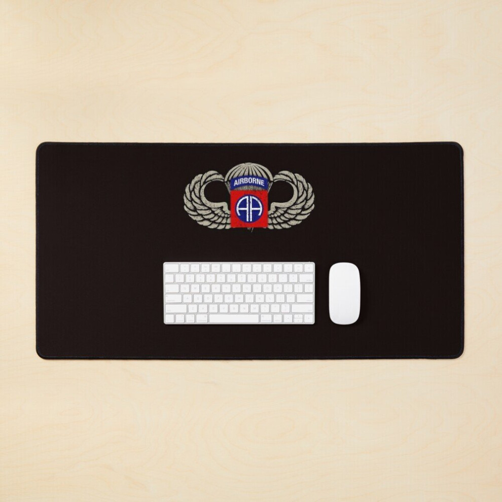 Desk Mat 82Nd Airborne Division Paratrooper Large Gaming Mouse Pad 35X16 Inch 7802738340266