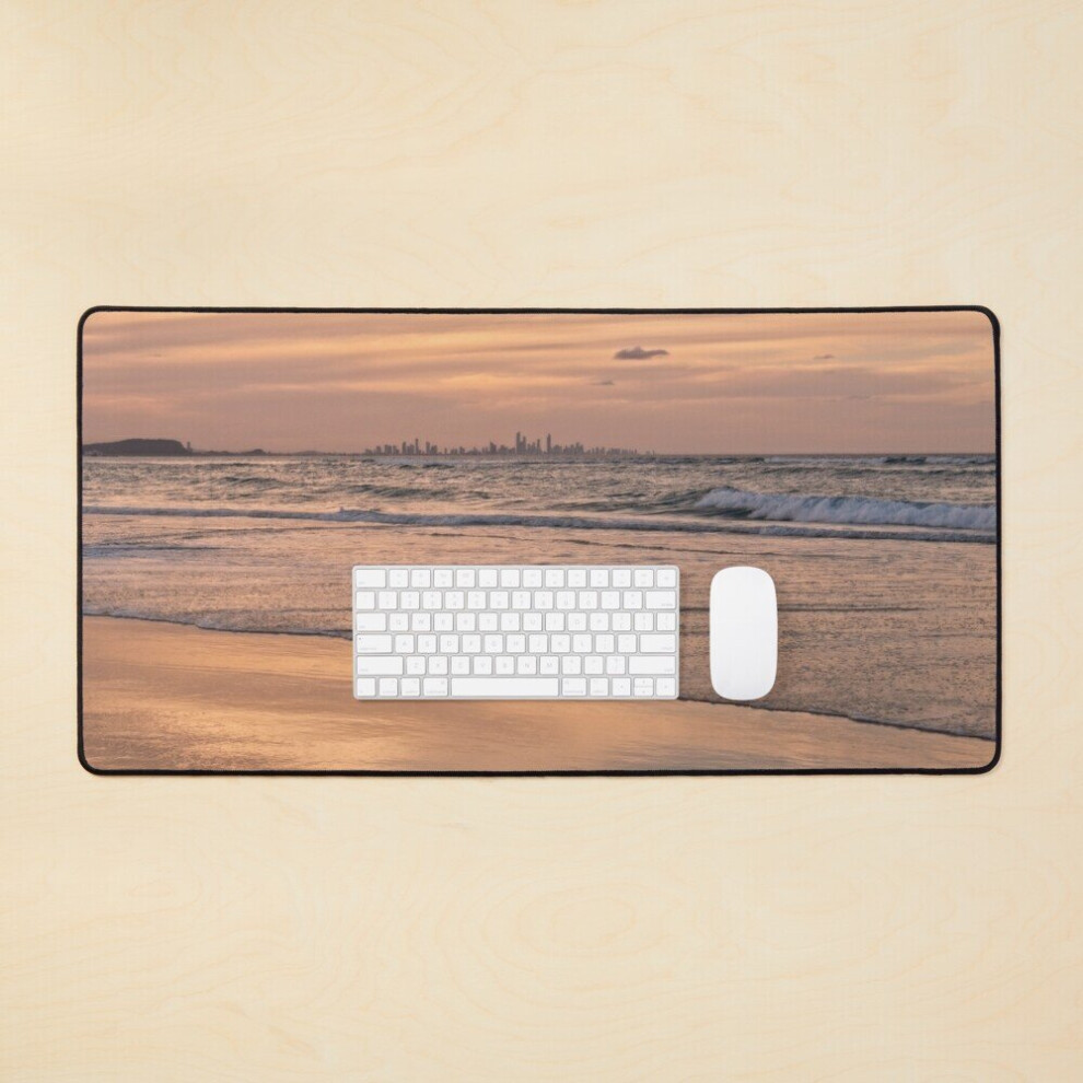 Desk Mat Sunset In The City Large Gaming Mouse Pad 35X16 Inch 7802738400427