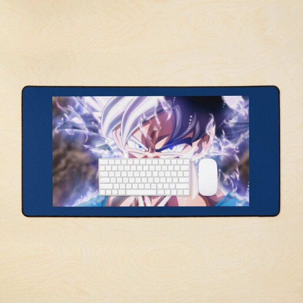 Desk Mat Ultra Instinct Goku Large Gaming Mouse Pad 35X16 Inch 7802738364415