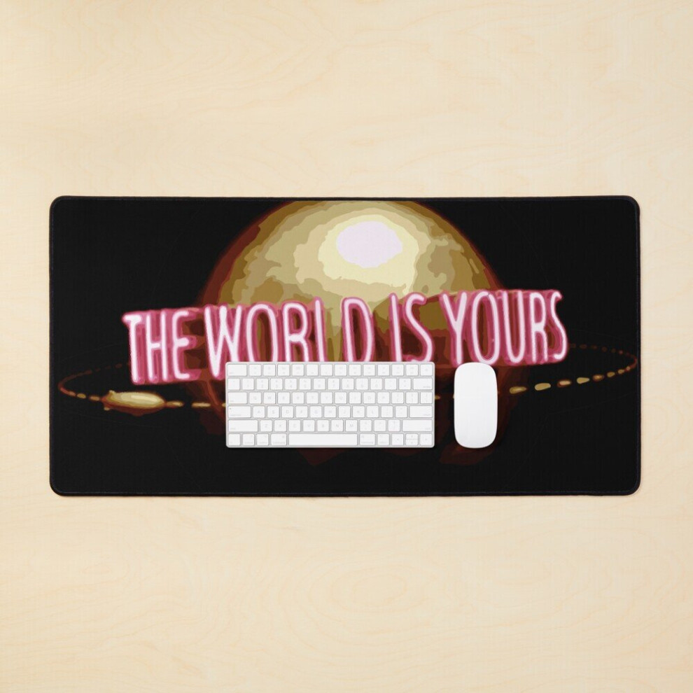 Desk Mat The World Is Yours Large Gaming Mouse Pad 35X16 Inch 7802738311921