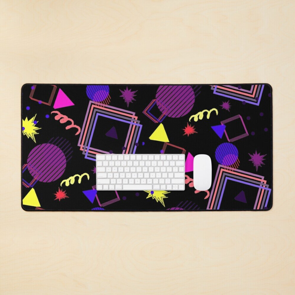 Desk Mat Arcade Carpet Vibes Large Gaming Mouse Pad 35X16 Inch 7802738397628