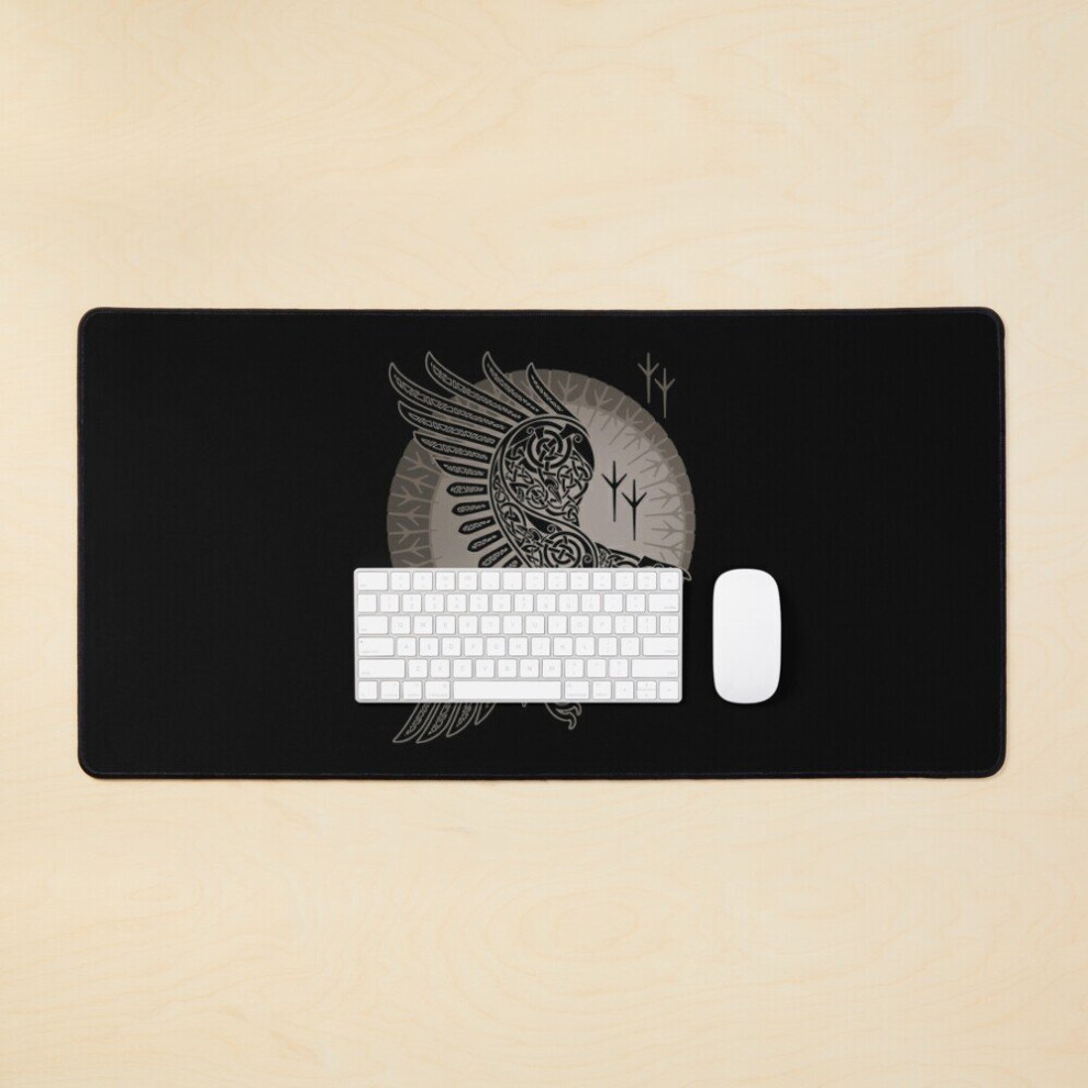 Desk Mat Raven Large Gaming Mouse Pad 35X16 Inch 7802738356380