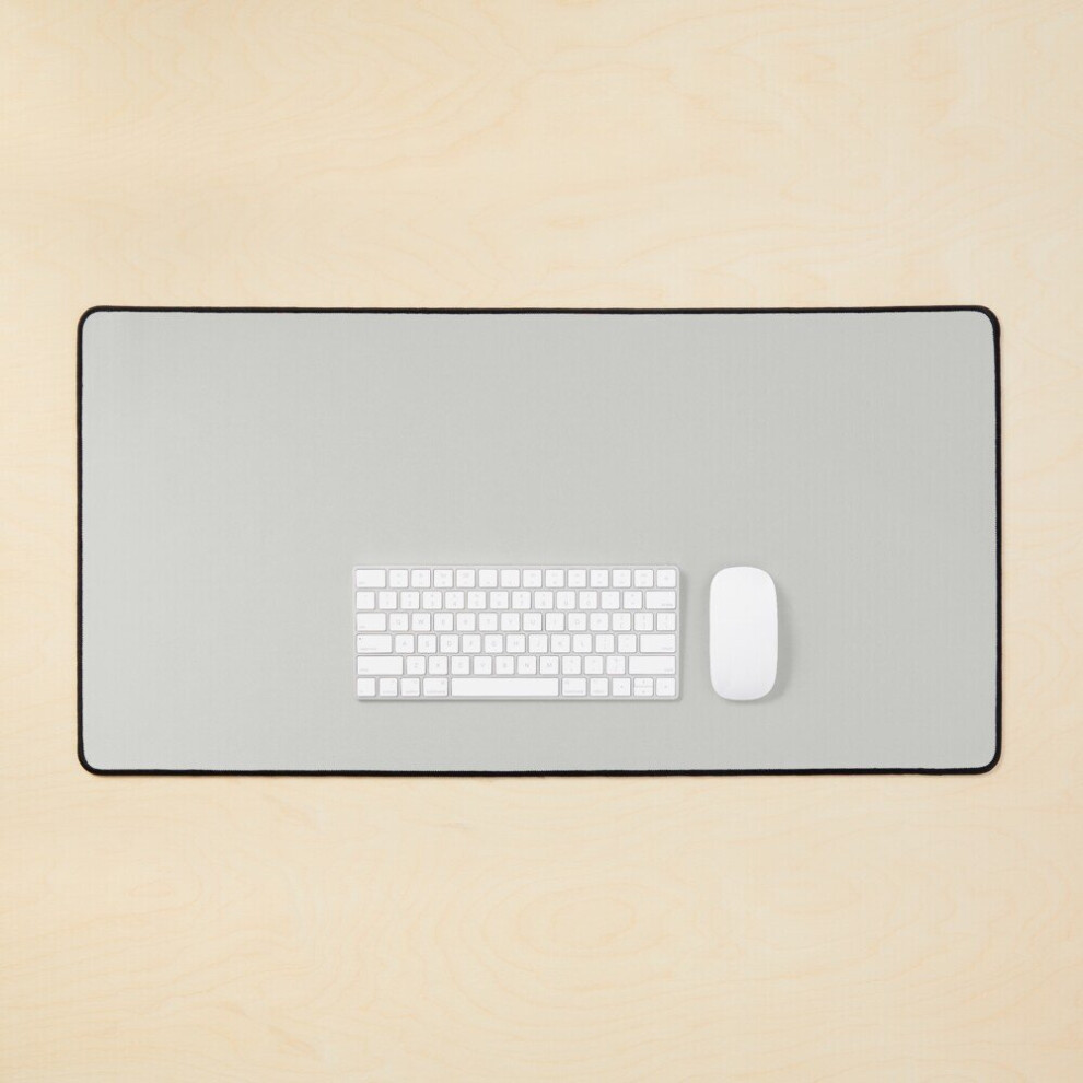 Desk Mat Large Gaming Mouse Pad 35X16 Inch Light/Gray 7802738386516