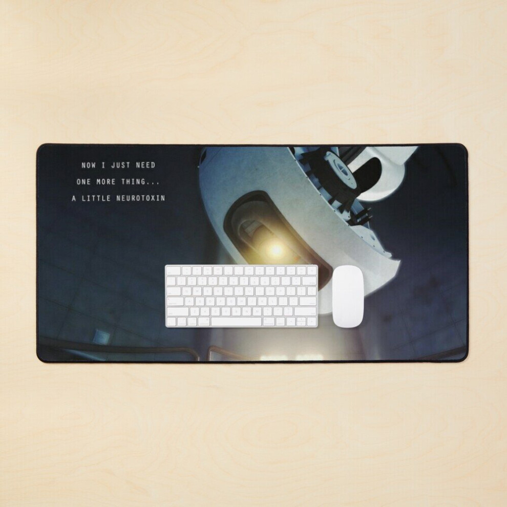 Desk Mat Portal 2 A Little Neurotoxin Large Gaming Mouse Pad 35X16 Inch 7802738393620