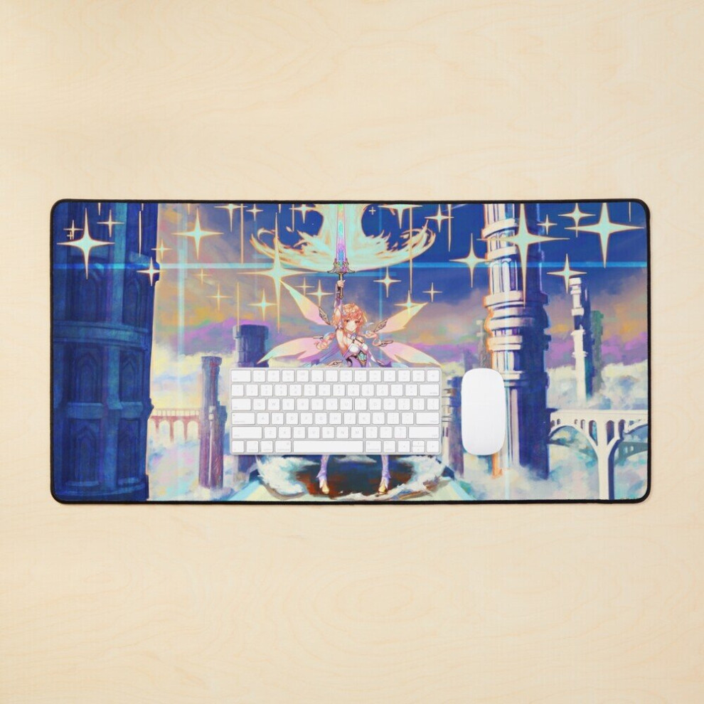 Desk Mat Genshin Impact Lumine Large Gaming Mouse Pad 35X16 Inch 7802738379600