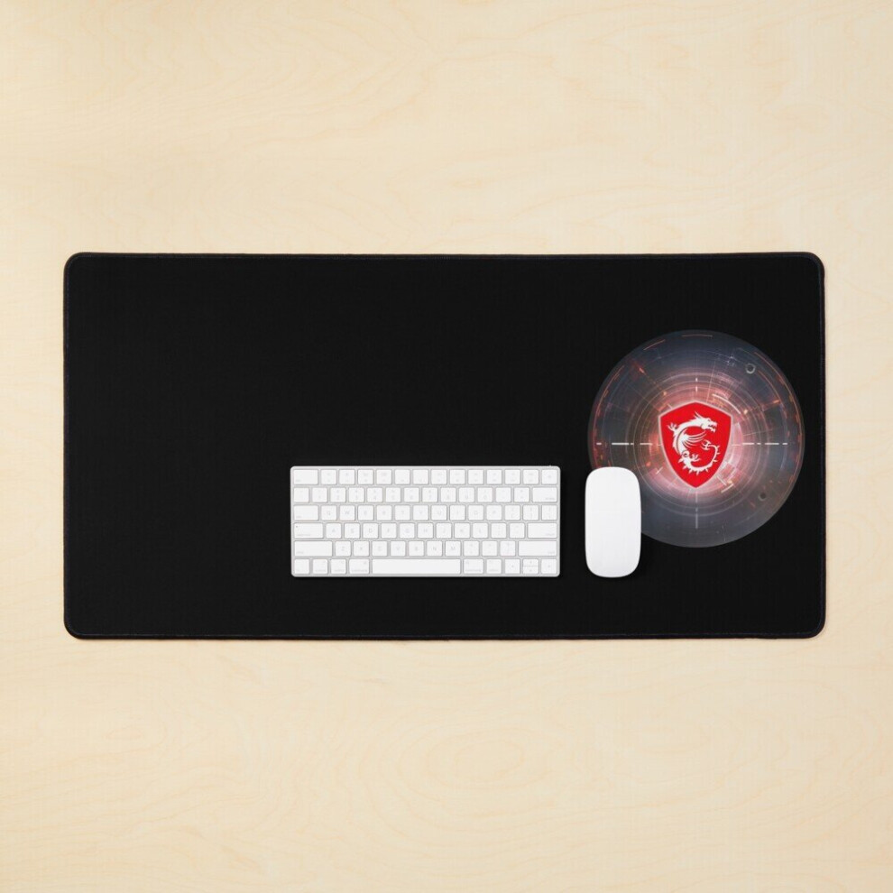 Desk Mat Msi Logo Large Gaming Mouse Pad 35X16 Inch 7802738367232