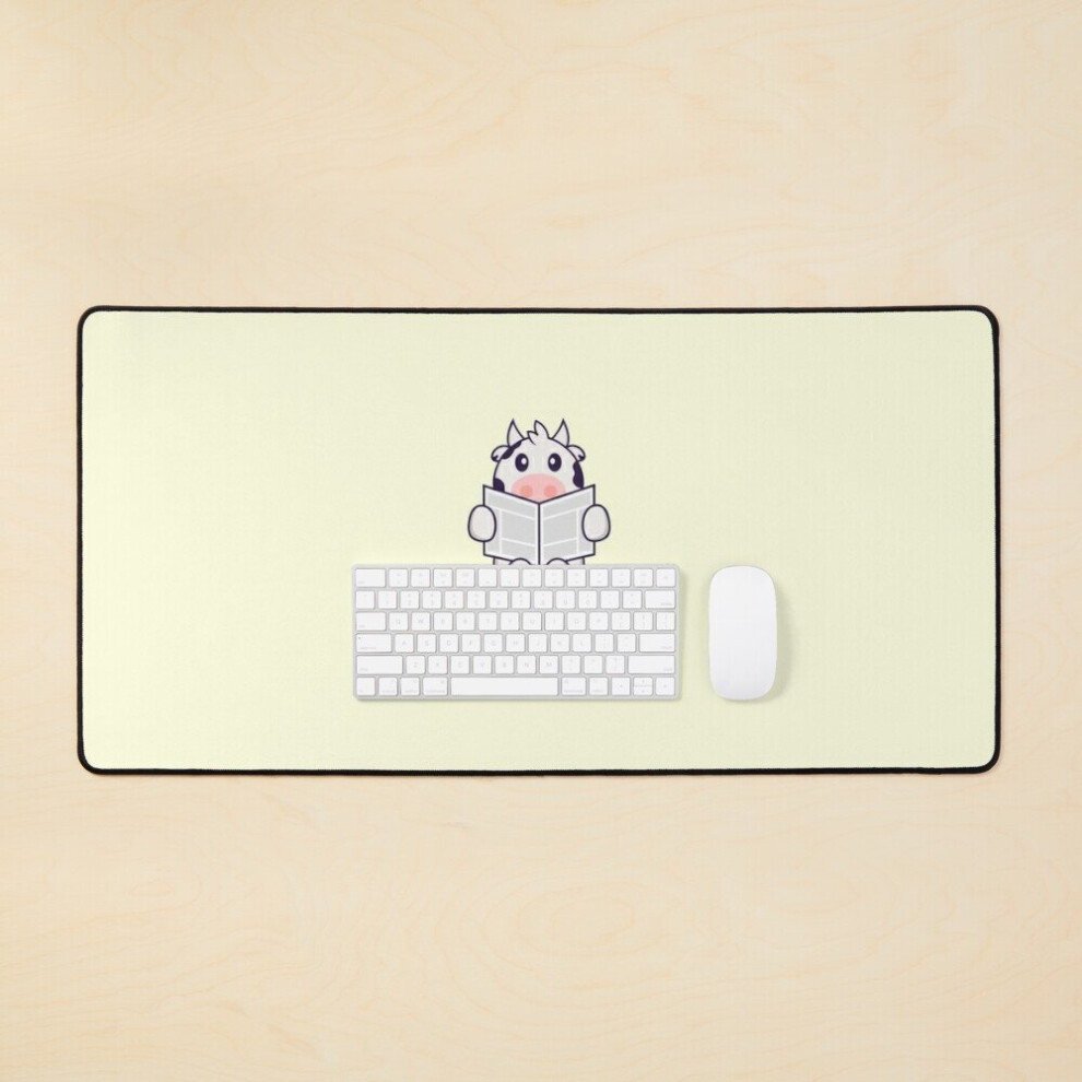 Desk Mat Cows Large Gaming Mouse Pad 35X16 Inch 7802738397055