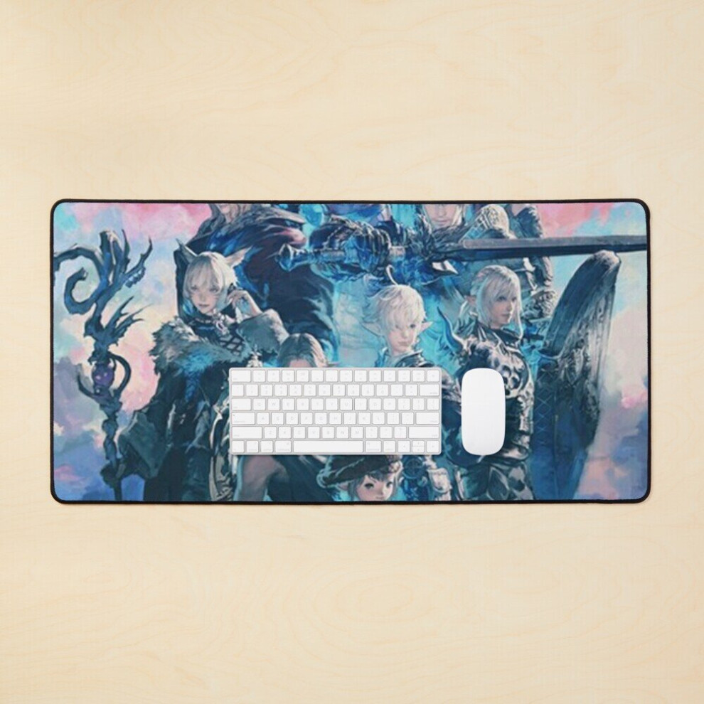 Desk Mat Final Fantasy Xiv Endwalker Large Gaming Mouse Pad 35X16 Inch 7802738327670