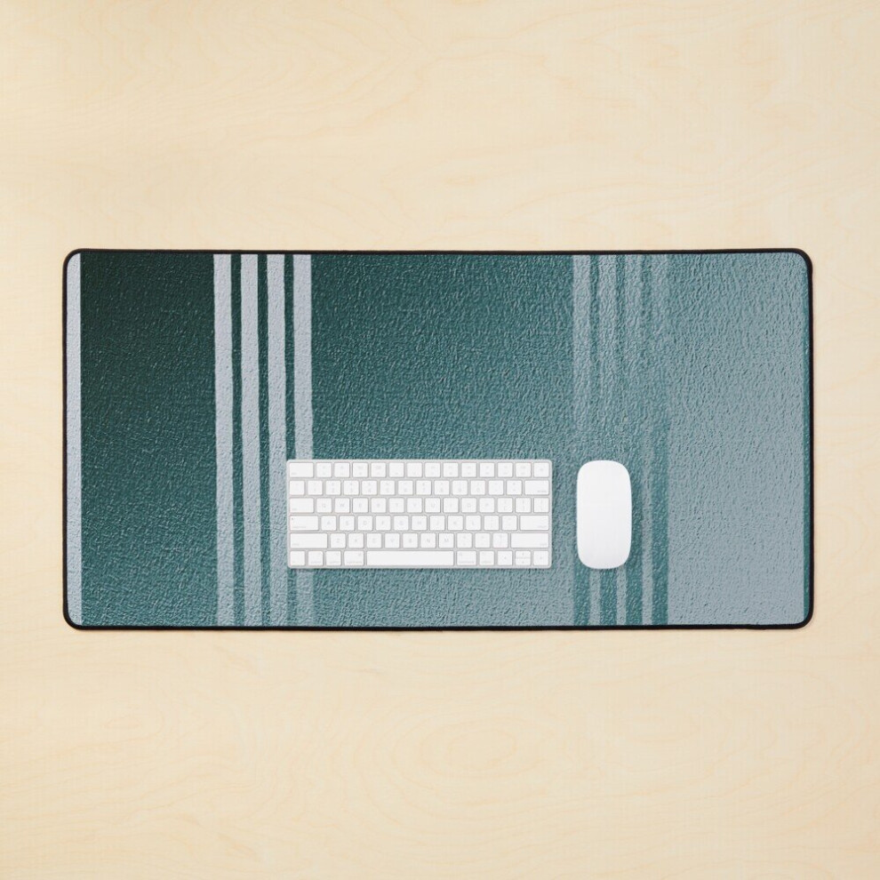 Desk Mat Charles Mackintosh Inspired Art Nouveau Teal Design Large Gaming Mouse Pad 35X16 Inch 7802738347418