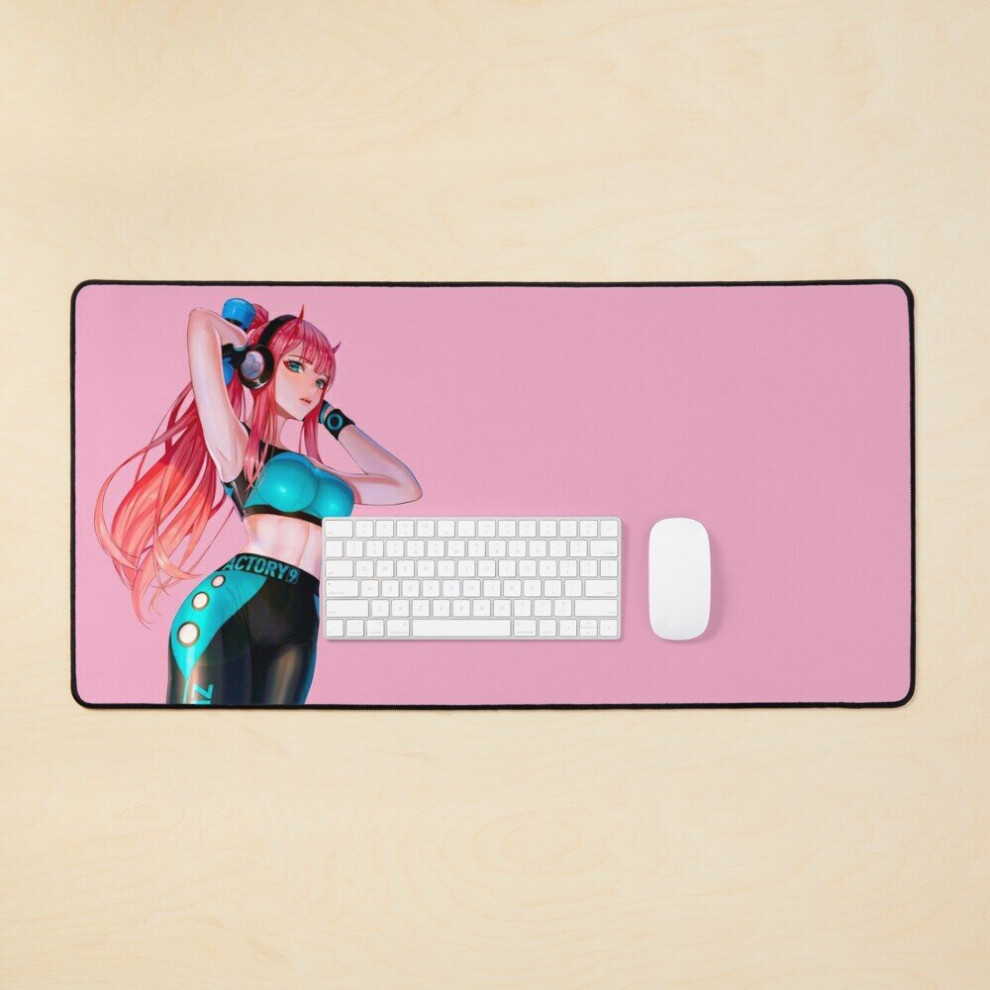 Desk Mat Sexy Zero Two Large Gaming Mouse Pad 35X16 Inch 7802738327663