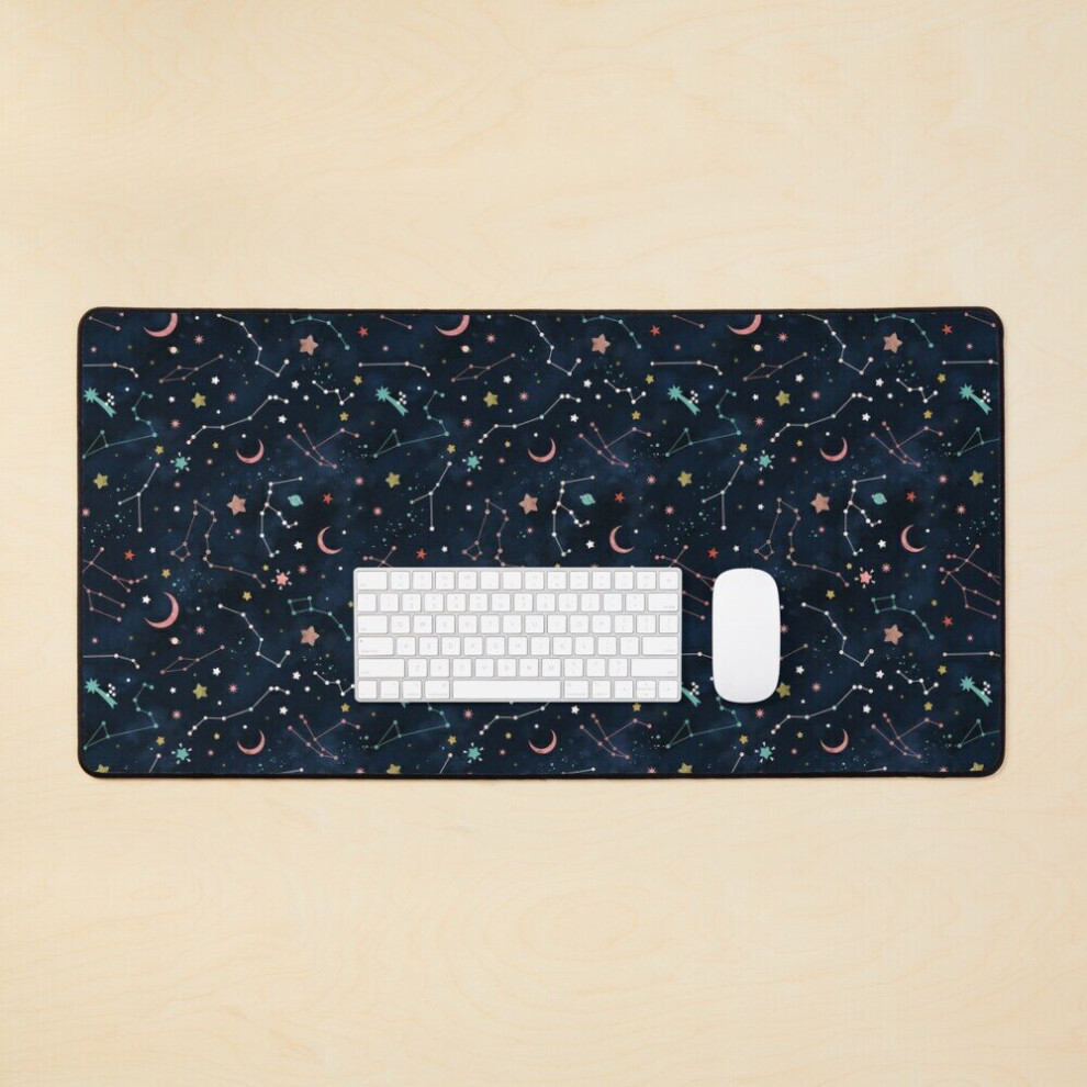 Desk Mat Starry Sky Large Gaming Mouse Pad 35X16 Inch 7802738325102
