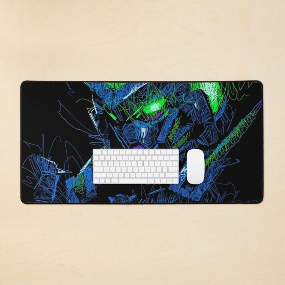 Desk Mat Drawing Robot Large Gaming Mouse Pad 35X16 Inch 7802738315110