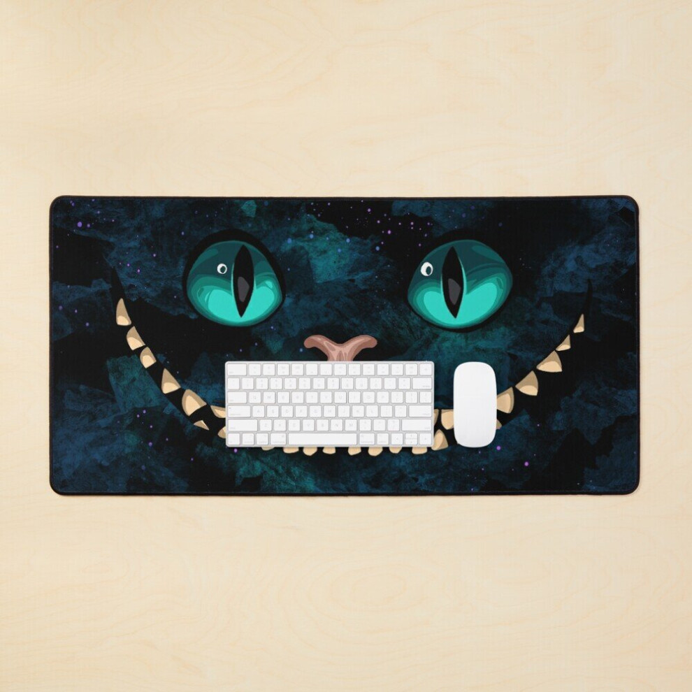 Bearlad Desk Mat Alice In Wonderland Large Gaming Mouse Pad 35X16 Inch