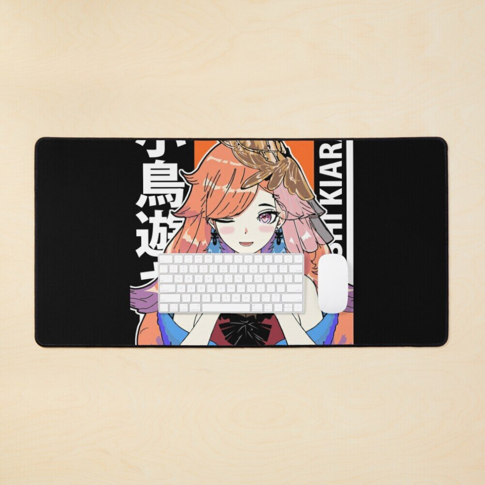 Desk Mat Kiara With Party Dress Hololive En Large Gaming Mouse Pad 35X16 Inch 7802738403688