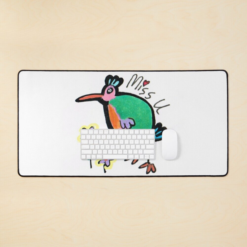 Desk Mat Miss U Bird Large Gaming Mouse Pad 35X16 Inch 7802738405484
