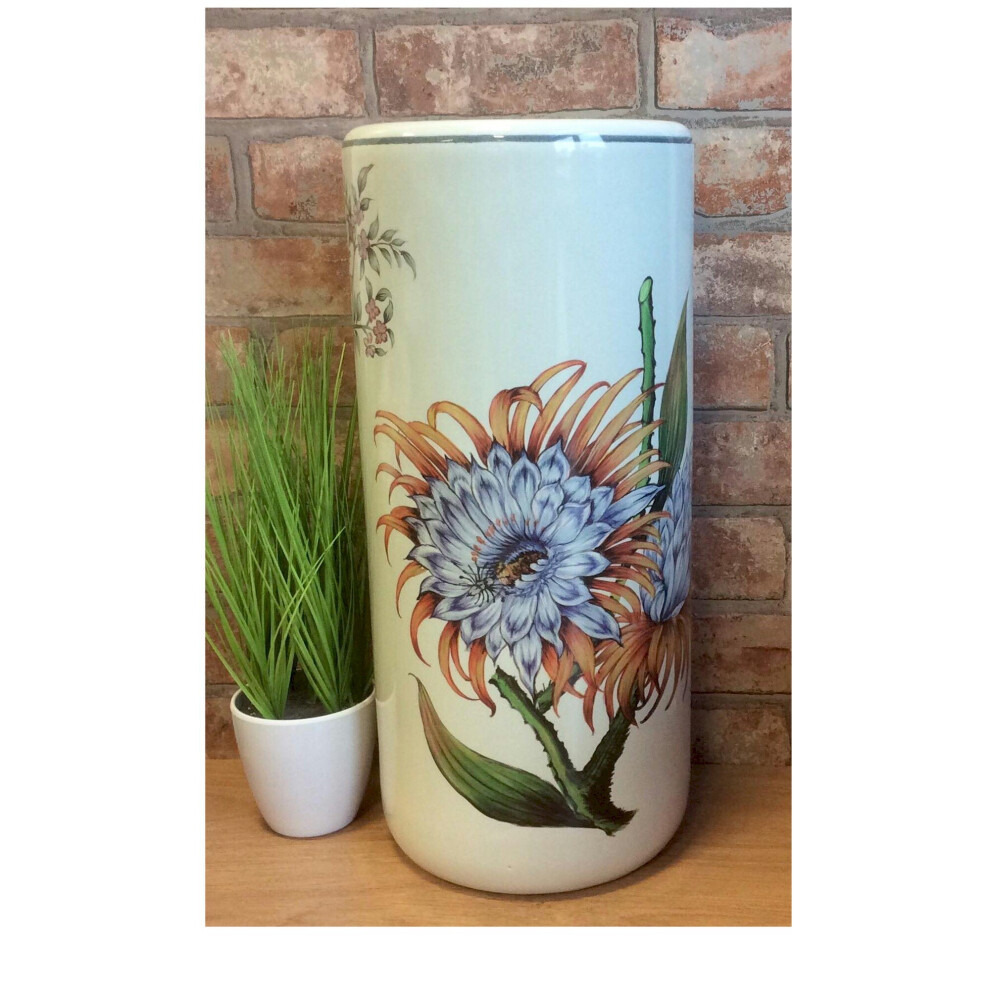 (Yellow Sunflower) Ceramic Umbrella/Walking Stick Stand / Large Vase