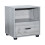 URBN Living (1, Ash Grey) 1 Or 2 Drawer Wooden Bedside Table Storage 1