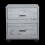 URBN Living (2, Ash Grey) 1 Or 2 Drawer Wooden Bedside Table Storage 1
