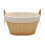 Acacia Oval Willow Storage Basket-Honey 3