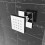 NES Home Single Square Chrome Plated Brass Shower Bath Body Massage Jet 6