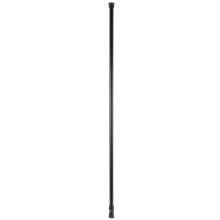 Adjustable Telescopic Spring-Loaded Curtain Rod, 70–120 cm, Black — Tool-Free Installation