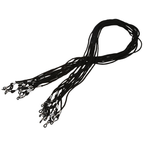 12pcs Nylon Eyeglass/Spectacle/Sunglass/Eyewear Cord Holder Neck String---Black 1