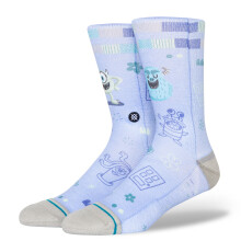 Chaussettes Stance pour homme, motif Monsters, violet, taille L