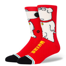 Chaussettes Stance Homme The Dog Rouge, taille L
