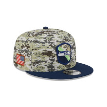 Seattle Seahawks Mens NFL Salute To Service Snapback 9Fifty Camo New Era Cap