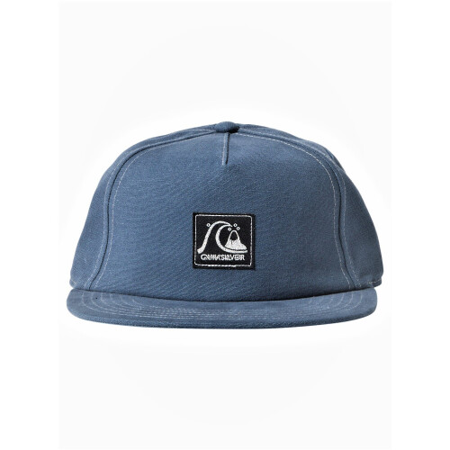 Quiksilver Quiksilver Adjustable Flat Peak Cap ~ Original blue 1