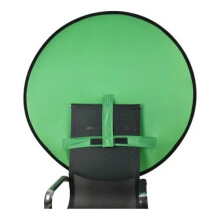 Portable Webcam Background Green Screen Chair for Video Conferencing Chats