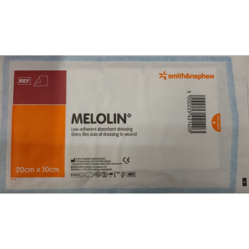 Melolin Pad Dressing 20x10cm Pack of 1 Low-Adherent Sterile 1