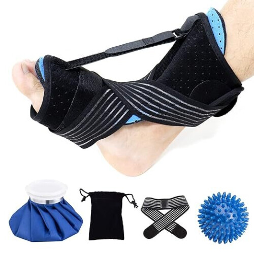 Version Plantar Fasciitis Braces, Foot Drop Orthotic Brace for ...