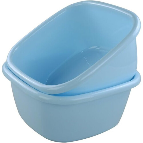 16 Quart Wash Basin, 2-Pack, Blue