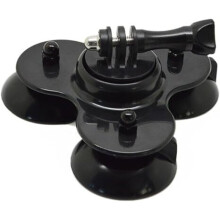 Triple Suction Cups for GoPro Cameras Mount on Car Windshield Window Compatible with GoPro Hero 7/6/5/4/3+/3