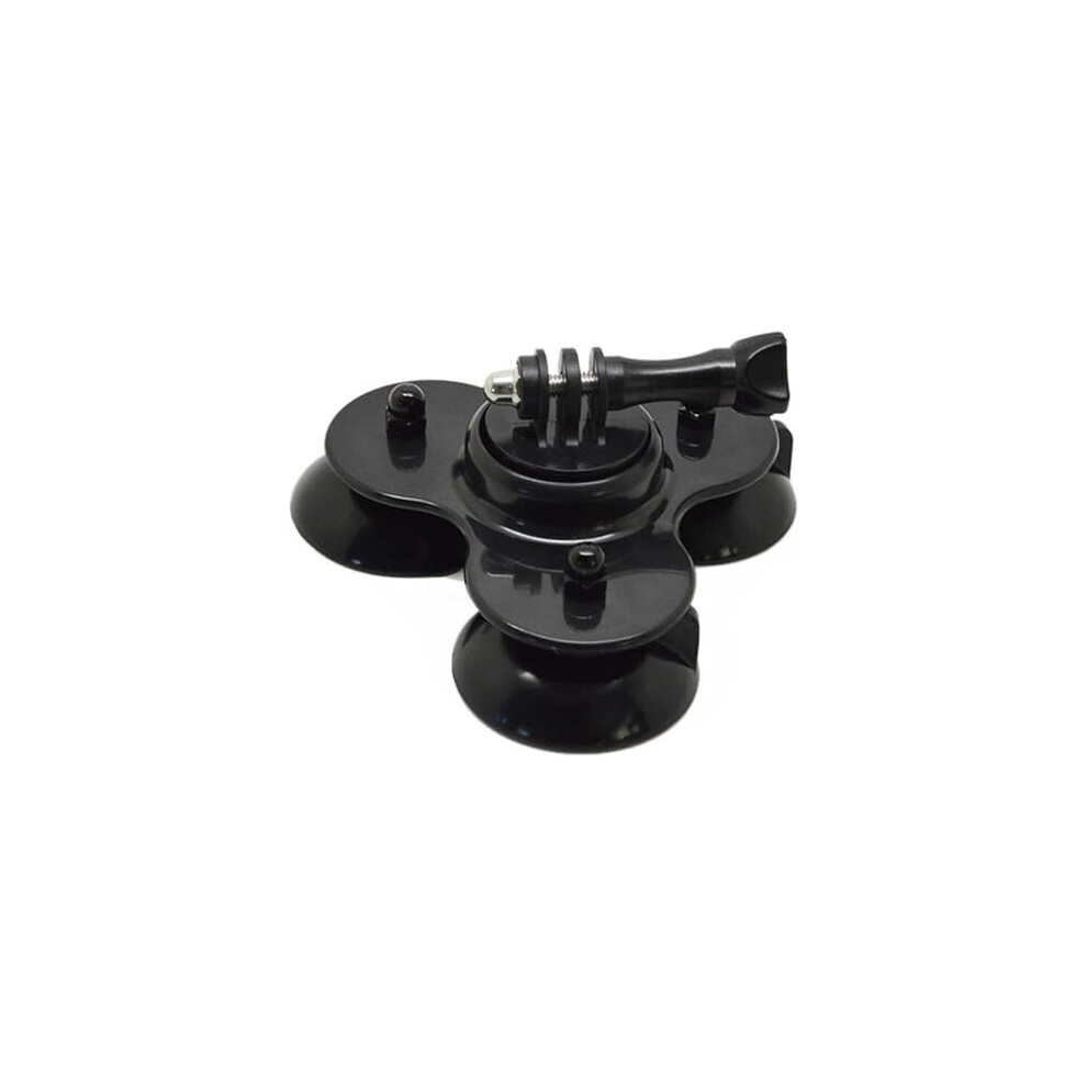 Triple Suction Cups For Gopro Cameras Mount On Car Windshield Window Compatible With Gopro Hero 7/6/5/4/3+/3 7653584199078