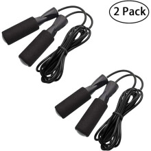 Workout Skipping Rope Jumping Rope for Men Women Best for Weight Loss Boxing MMA Crossfit Training - 2 Pack