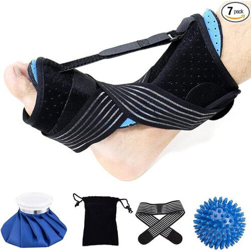 Plantar Fasciitis Braces, Foot Drop Orthotic Brace for SleepAdjustable ...