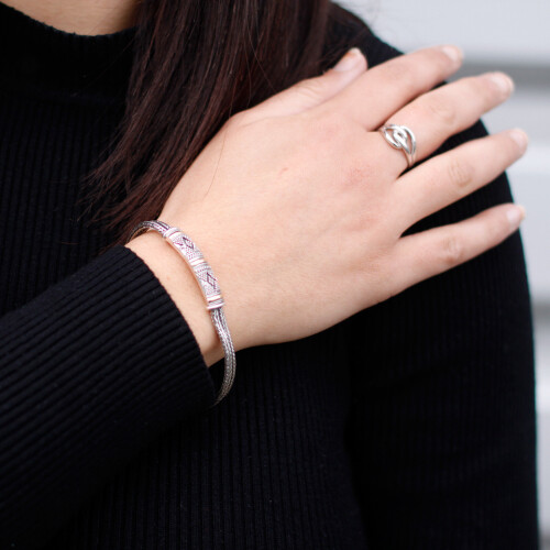 Silver & Gold Bracelet - Unisex Single Chain 1