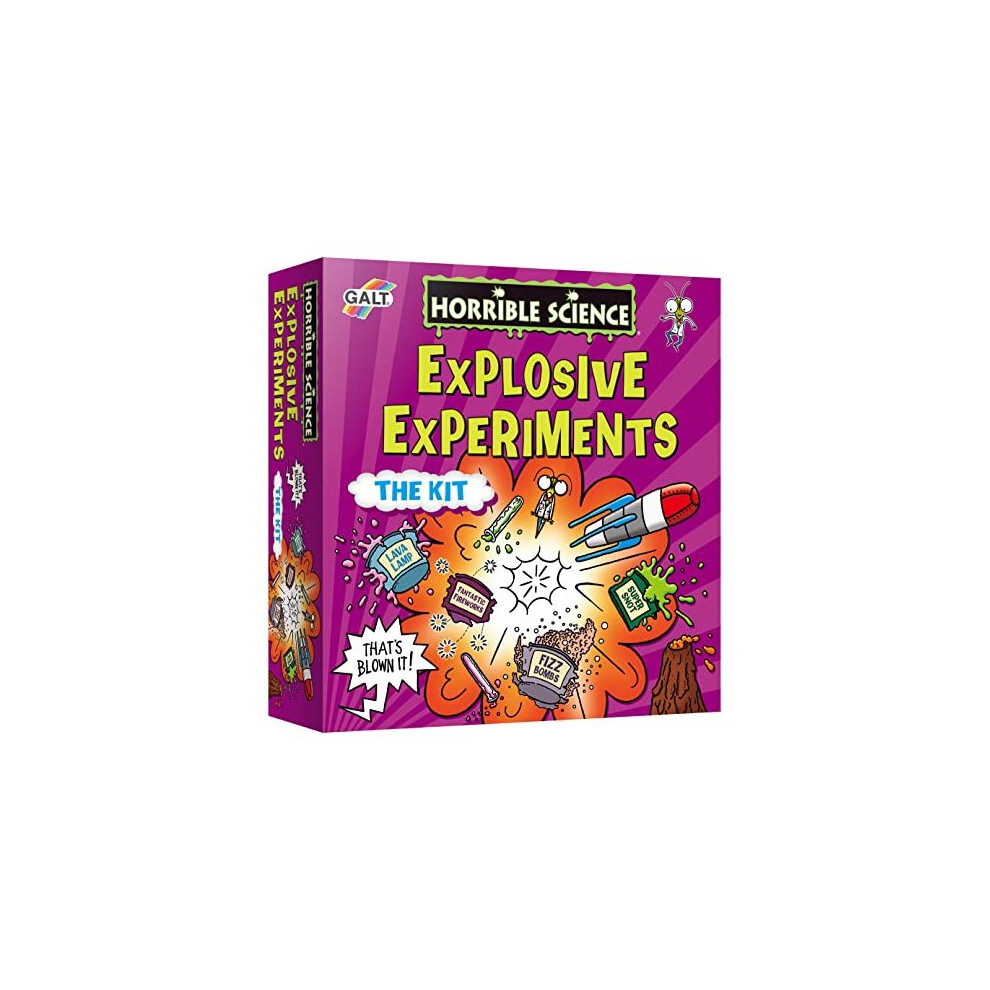 Galt Toys, Horrible Science - Explosive Experiments, Science Kit for Kids, Ages 8 Years Plus