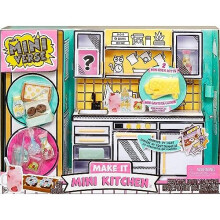 MGA's Miniverse Make It Mini Kitchen - DIY Kitchen Playset with UV Light, Mystery Recipe, Resin Play, and Exclusive Mini Oven Mitts
