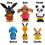 Bing Bing and friends toy figures. Bing bunny and 5 friends. Bing toys are perfect toddler toys. 8