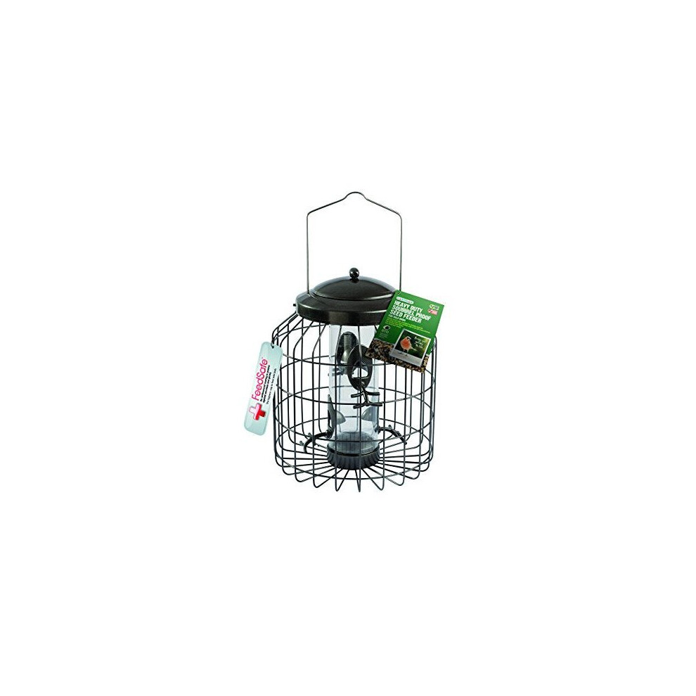 Gardman A01820 Heavy Duty Squirrel Proof Seed Bird Feeder, Multi-Colour, 12.75 Kg