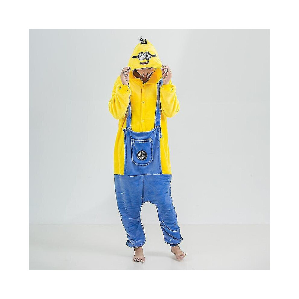 (XL) Minions sie Unisex Adults Costume Animal Pajama Kigurumi Jumpsuit Sleepwear Ozpzn