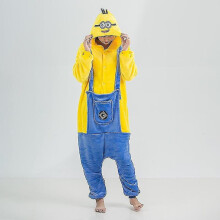 (M) Minions sie Unisex Adults Costume Animal Pajama Kigurumi Jumpsuit Sleepwear Ozpzn