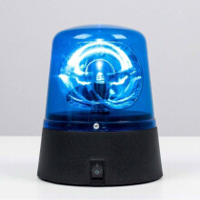 Blue LED Novelty Light Rotating Battery Operated Party Light Flashing Design