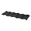 Living And Home (Black) Rainbow Tile Stone Coated Metal Roofing Shingles 5pcs 3