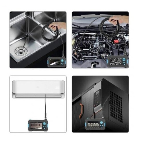 Car Detector Endoscope Inspection Camera 5.5mm USB + Display 2